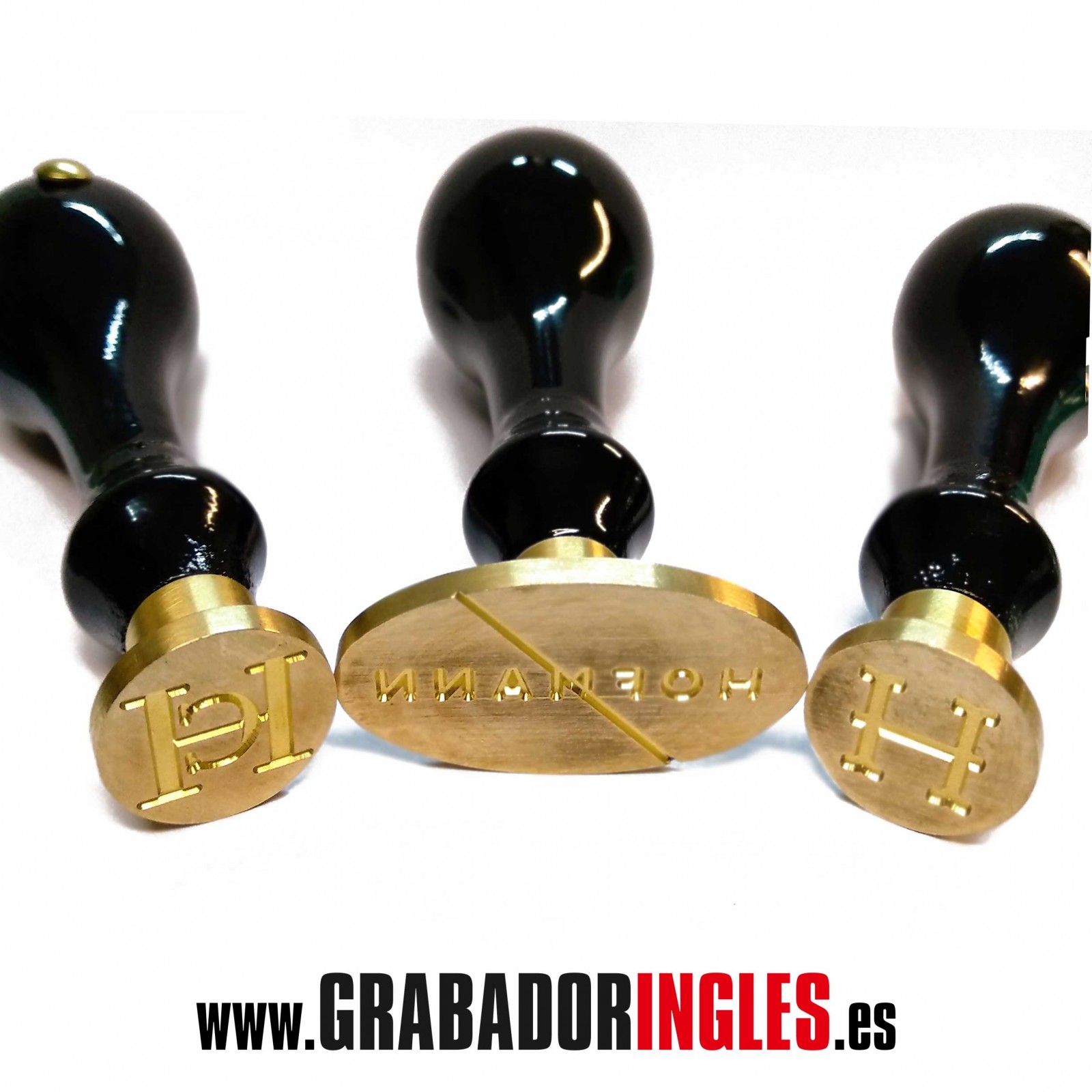 Sello de lacre o cera personalizado 18 mm. - Tienda online GRABADOR INGLES  Barcelona