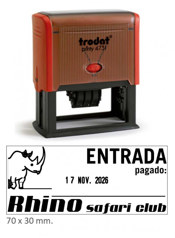 Fechador Printy 4731 - Medida: 70x30 mm.