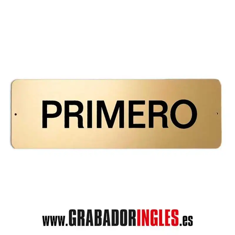 R�tulo pisos aluminio Mod. C