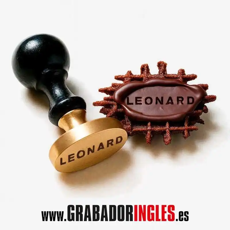 Sello para chocolate personalizado