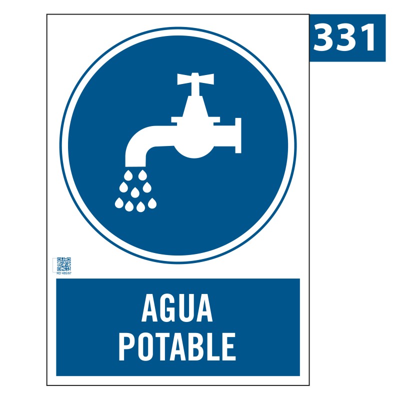 Señal Agua Potable 331